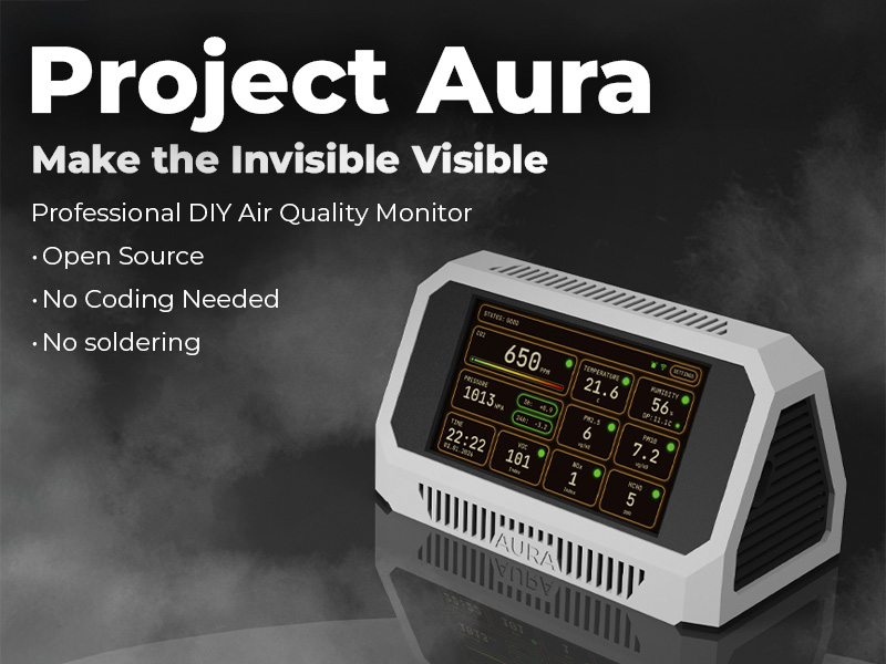 Project Aura Air Quality Monitors and Components