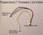 7 inch Project Aura updated Waveshare cable